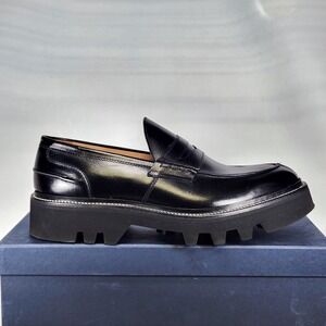 Tricker's James Loafers Mens Size 11 Black Todd Snyder Vibram Lug Sole 3227/63